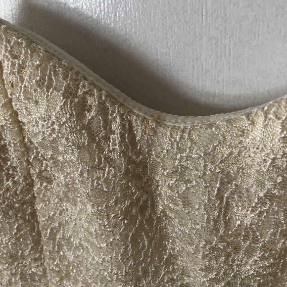 Cream Strapless Body con Dress size S - Picture 5 of 5